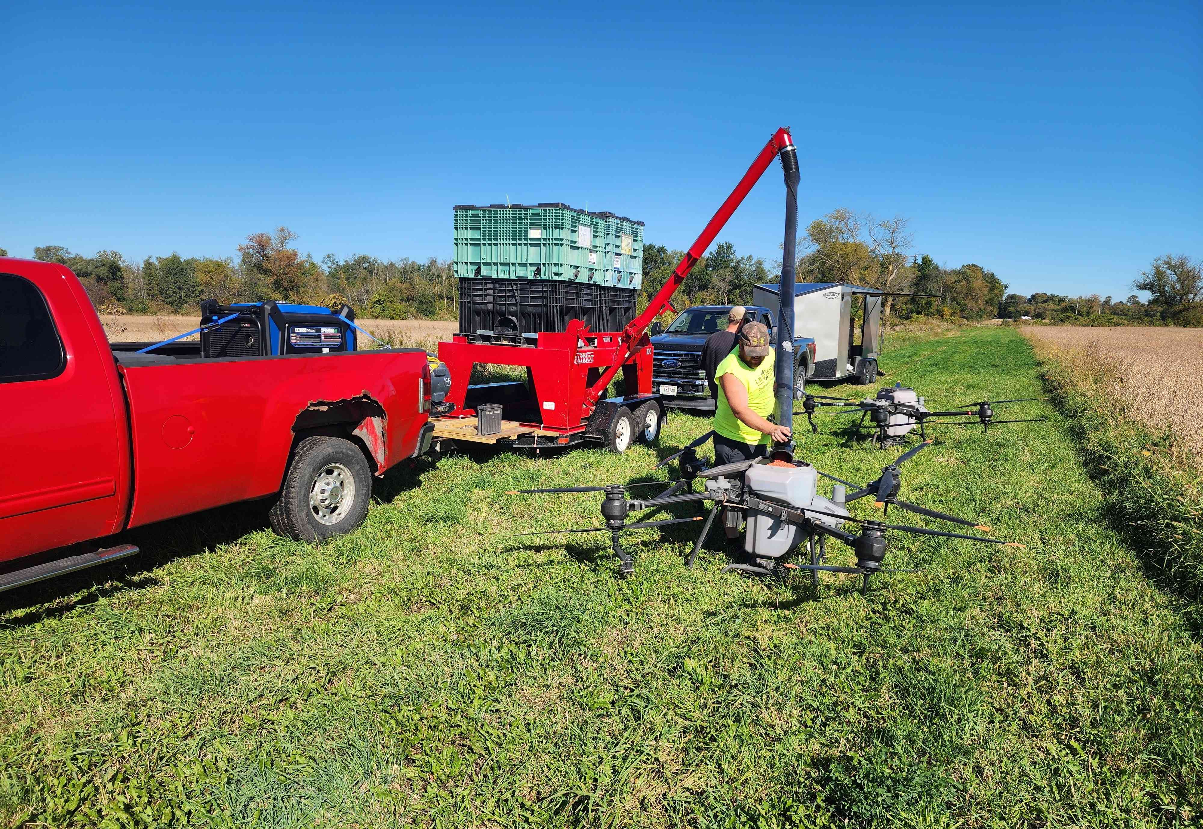 Penguin Drones Agricultural Drone Spraying & Seeding in Wisconsin